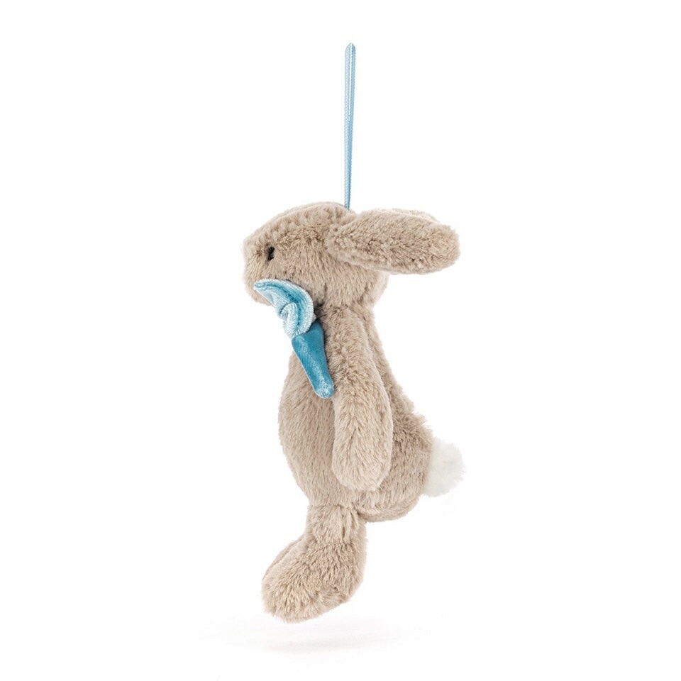 Décoration arbre de Noel lapin beige Jellycat Mlle et Coco