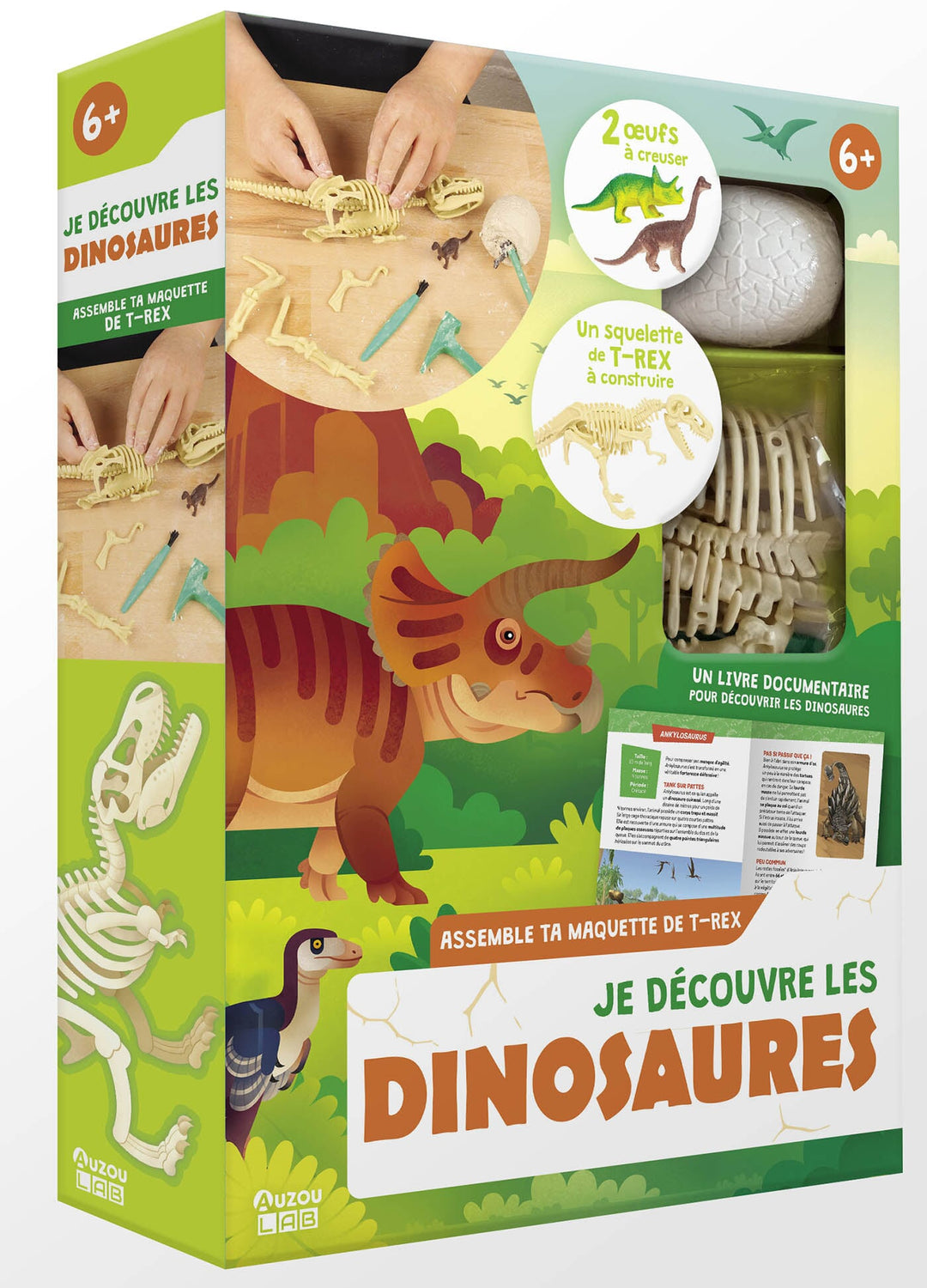 je découvre les dinosaures assemble ta maquette de t-rex