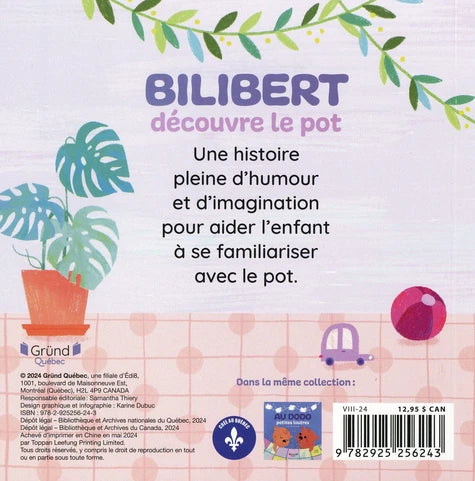 Livre Bilibert découvre le pot Gründ Mlle et Coco
