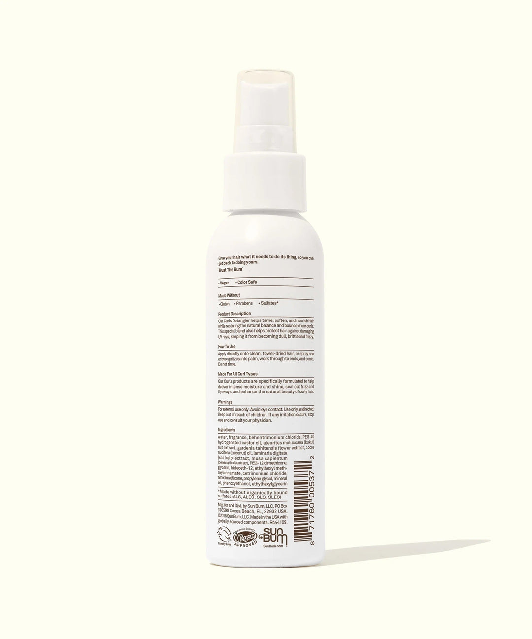 Produit démêlant, adoucissant et nourrissant de Sun Bum