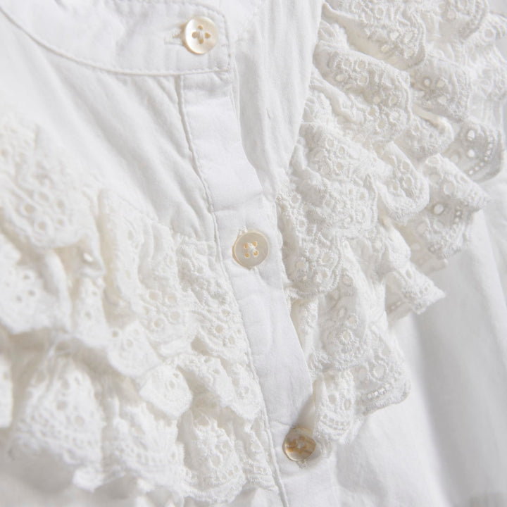 Blouse manches longues - Blanc - En Fant Vêtements (échantillons) En Fant 