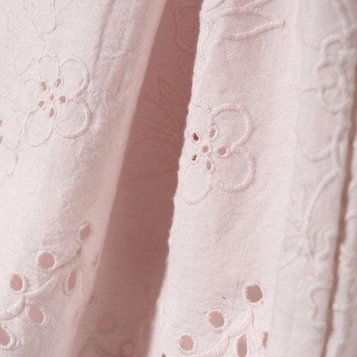 robe dentelle motifs floraux rose Minymo Mlle et Coco 123117