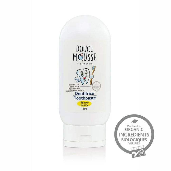 Dentifrice - Saveur de banane plusieurs formats - Douce Mousse par Douce Mousse vendu par MlleetCoco.com