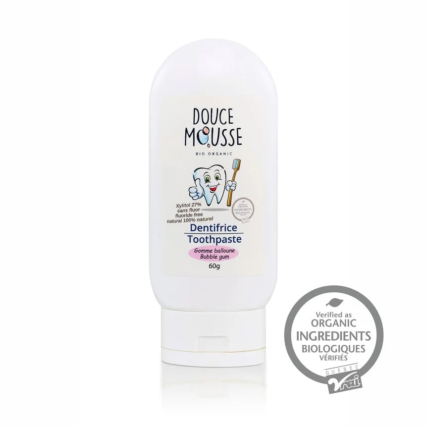 Dentifrice - Saveur de gomme balloune plusieurs formats - Douce Mousse par Douce Mousse vendu par MlleetCoco.com