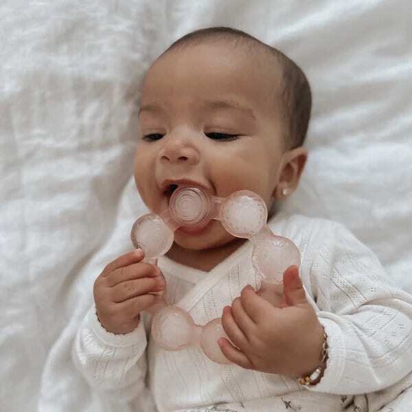 anneau dentition soft blush rose pâle accessoire bébé dent