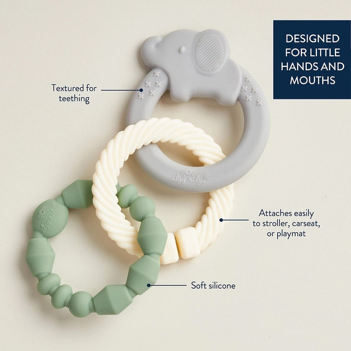 anneaux de dentition bébé accessoire Itzy Ritzy Mlle et Coco