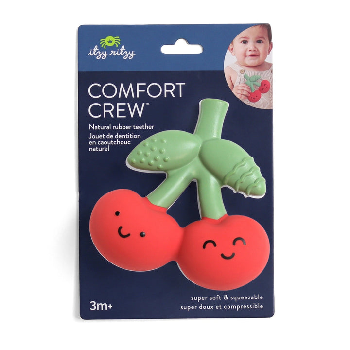 jouet dentition cerise Itzy Ritzy silicone Mlle et Coco
