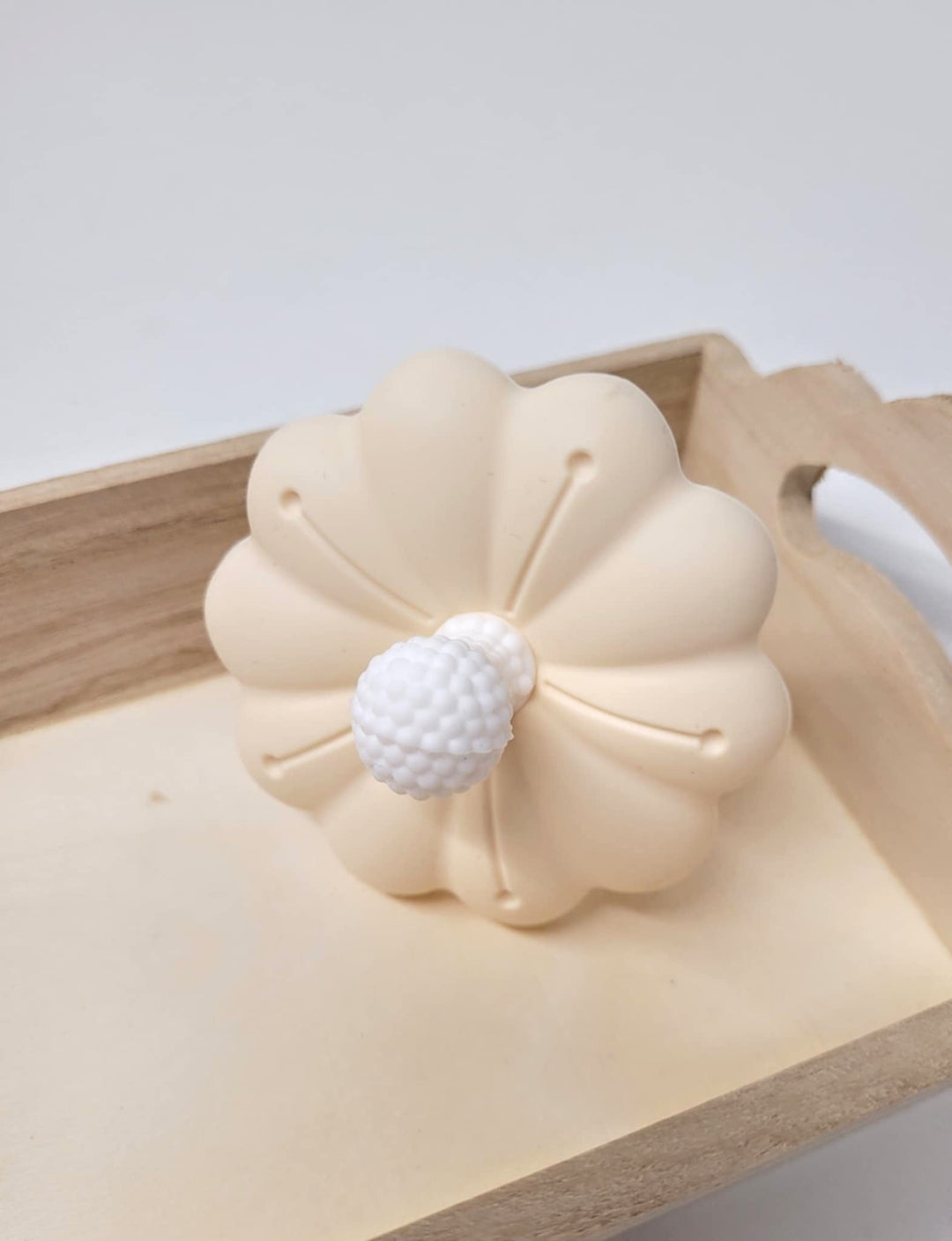 Fleur de dentition - Plusieurs couleur - Création Jade Création Jade Beige et blanc 