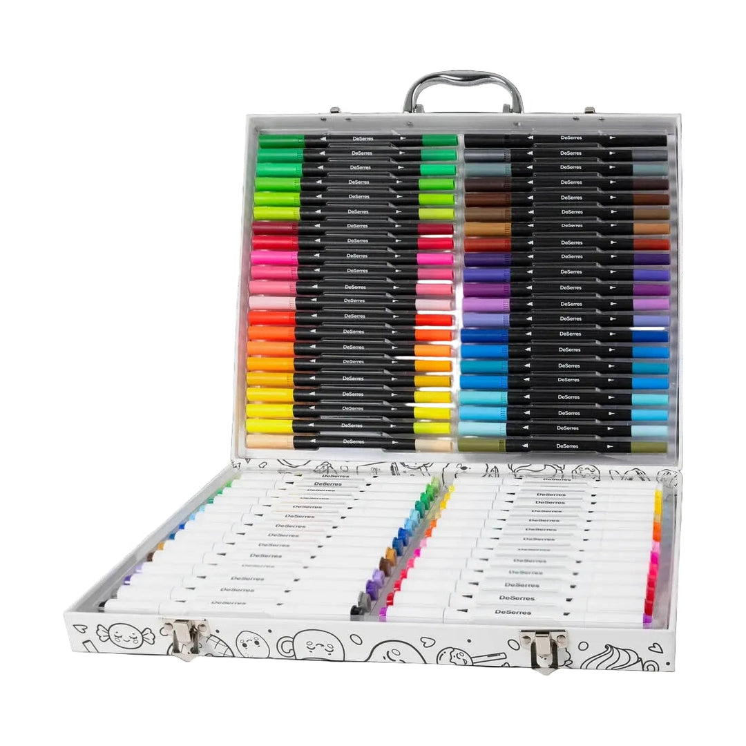 Mallette coloriage marqueurs Deserres bricolage Mlle et Coco
