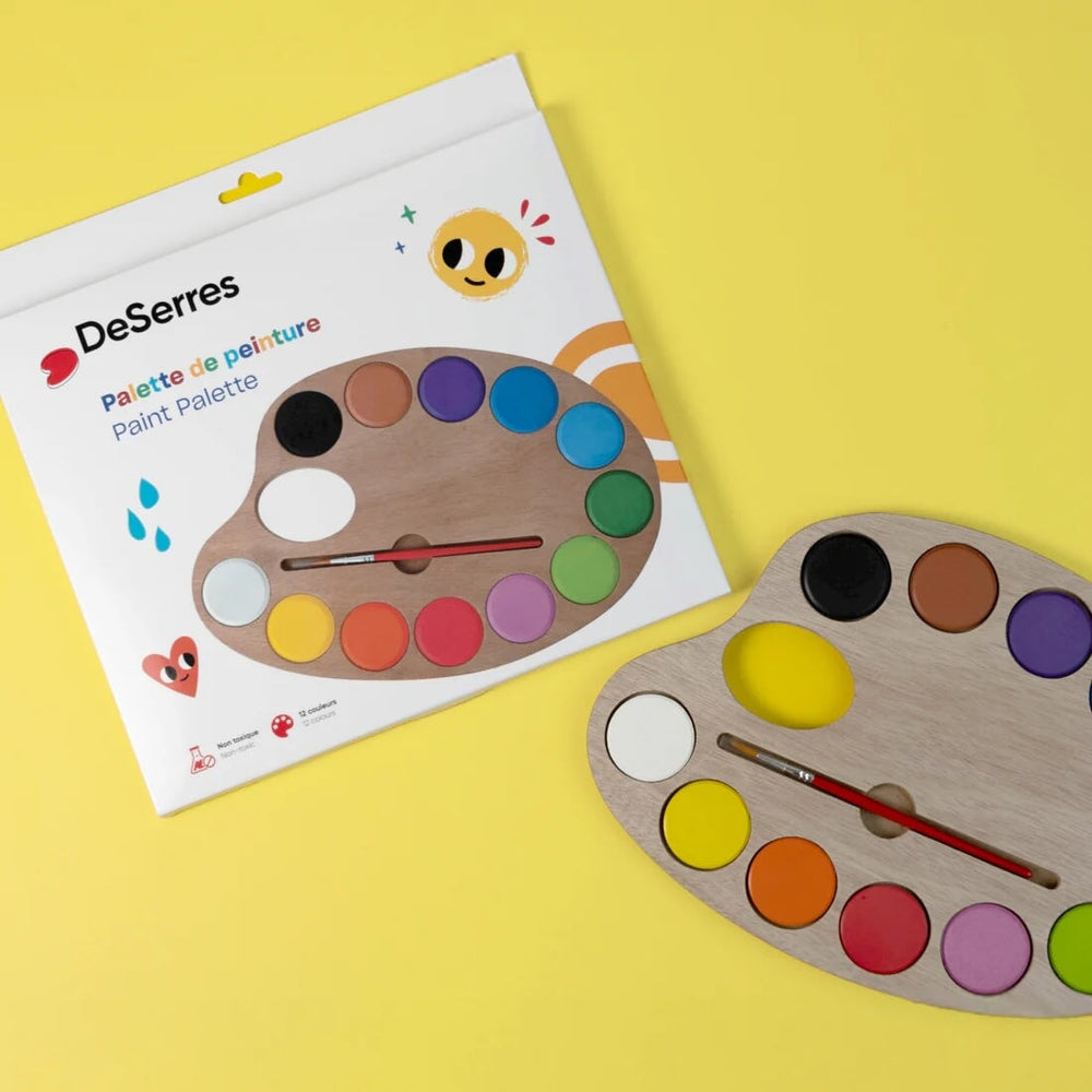 Bricolage Palette de peinture pour enfants DeSerres Mlle et Coco