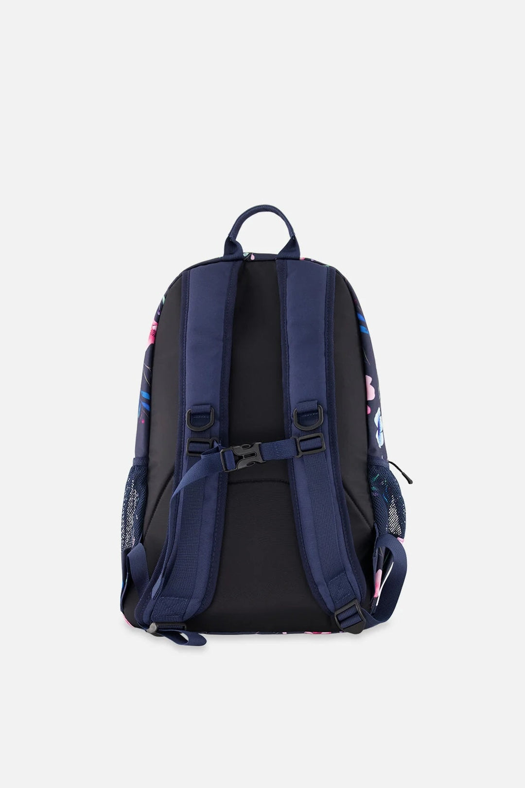 sac dos bleu imprimé fleurs Deux par deux