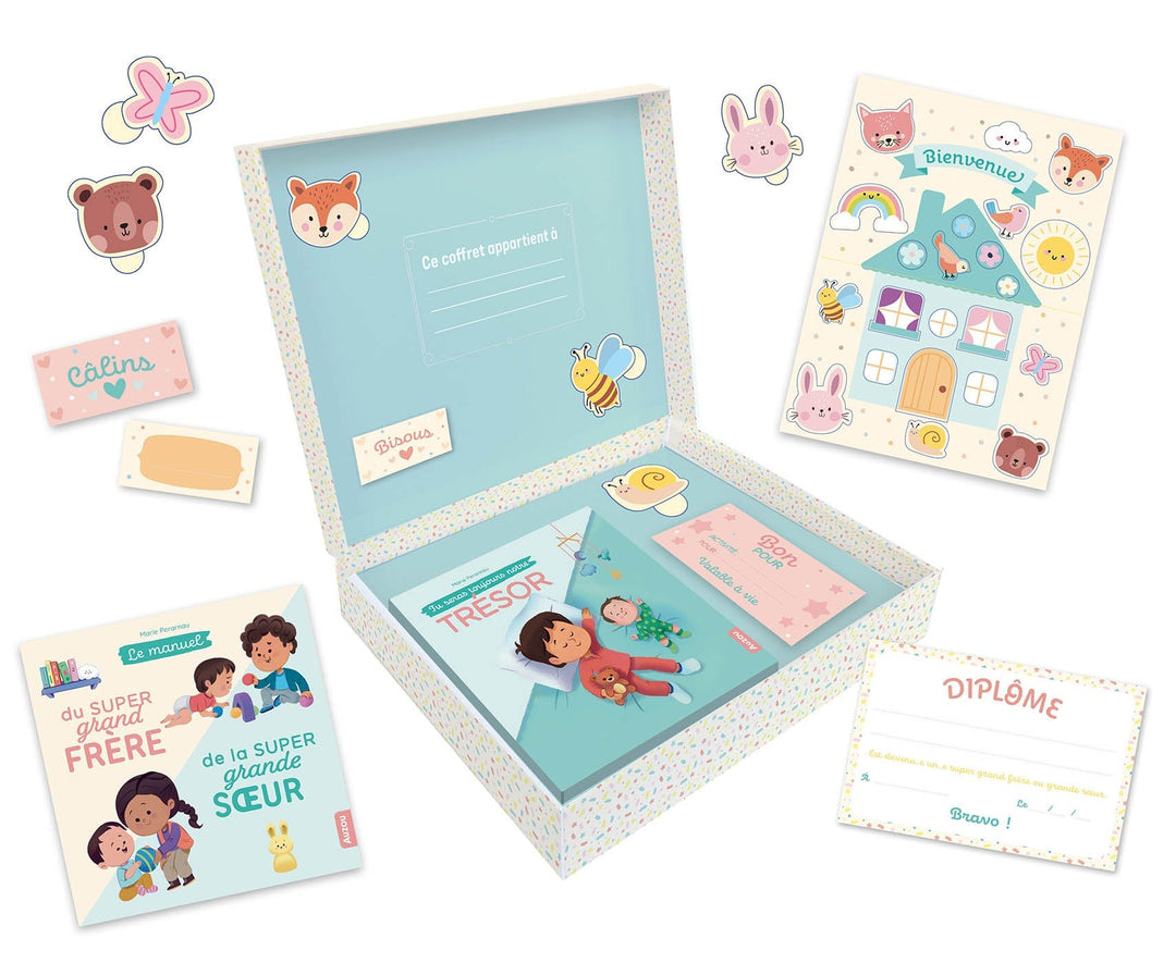 Coffret - Je deviens grand-frère / grande-soeur - Auzou Éditions Jouet/jeux Auzou éditions 