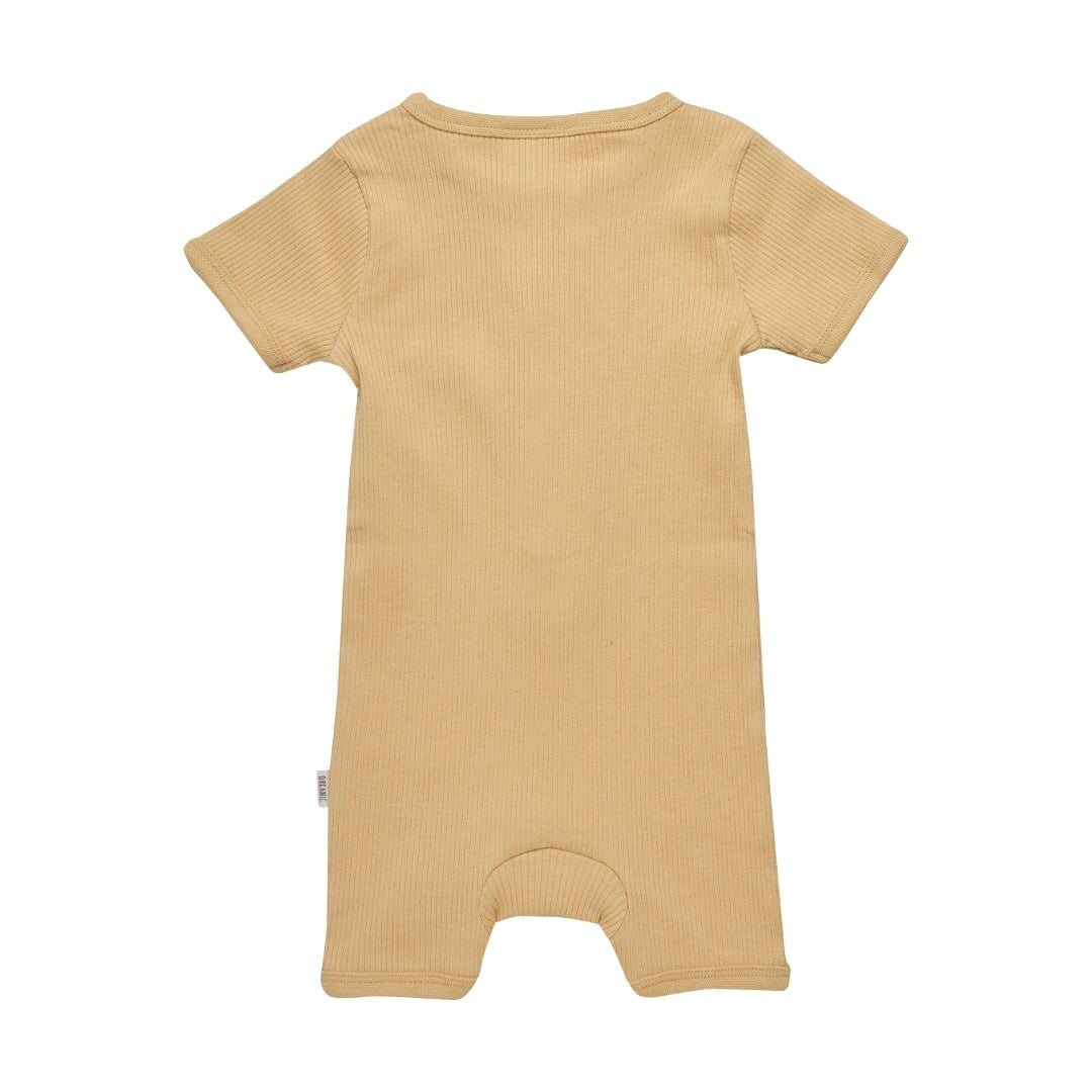 barboteuse manches courtes boutons Dijon vêtement bébé Minymo