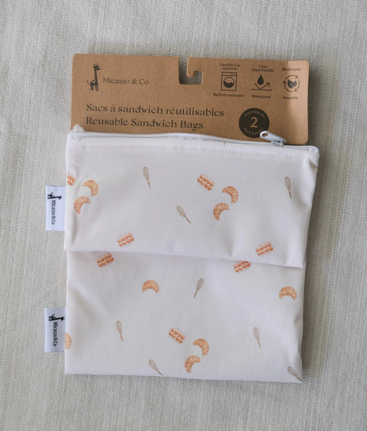 Ensemble de sac à collation (2) - Brunch du dimanche - Micasso &amp; Co Micasso &amp; Co 