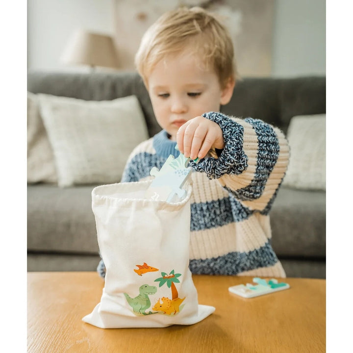 Puzzle chiffres sur les dinosaures Orange Tree Toys Mlle et Coco