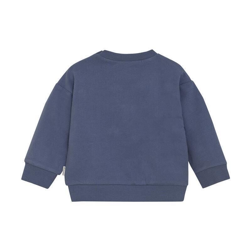 Pull manches longues dinosaure bleu Minymo Mlle et Coco