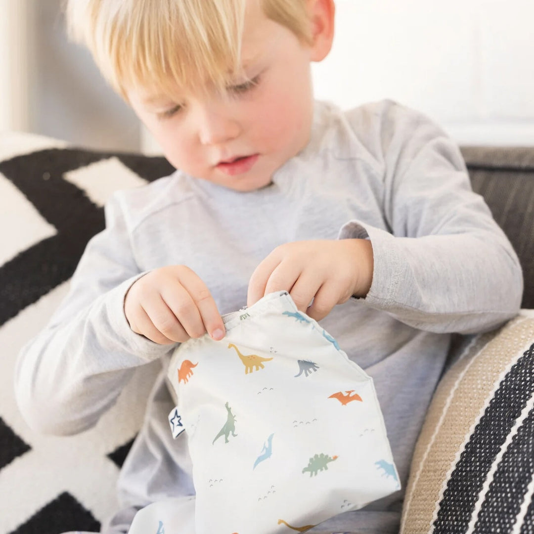 sac collation snack bags dinosaures tiny twinkle accessoire repas