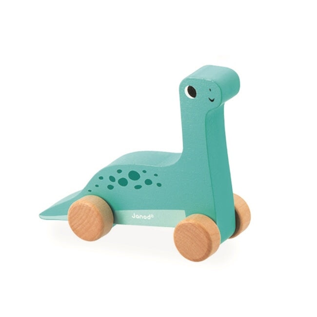 jouet tirer pousser bois Dinosaure Janod enfant motricité