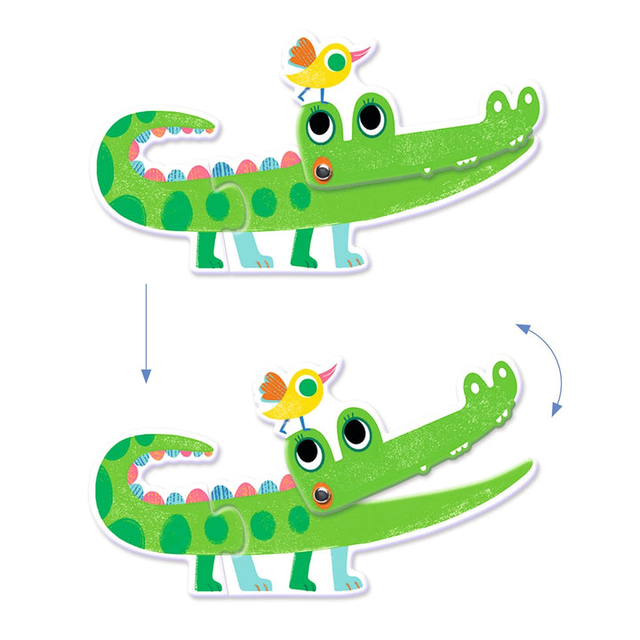 jeu casse-tête puzzle duo animaux djeco jeux enfant