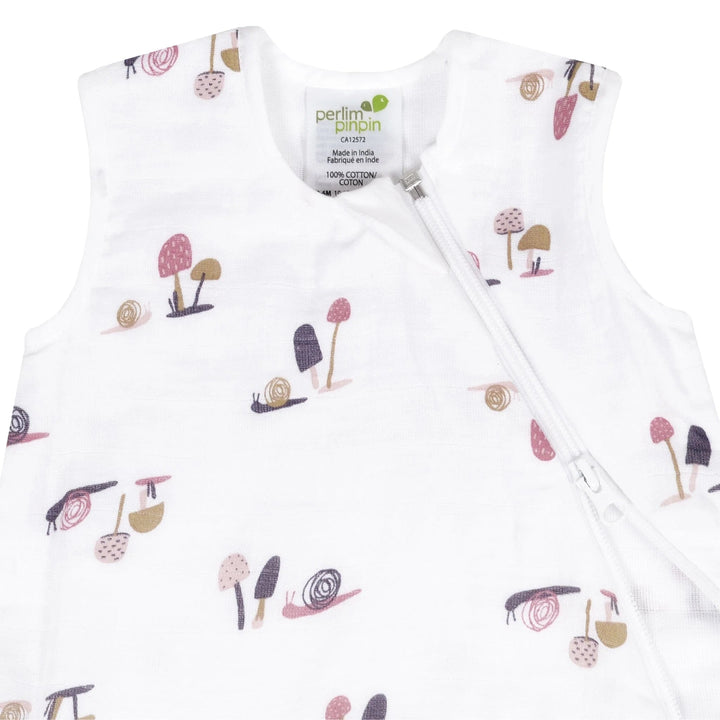 sac nuit dormeuse mousseline coton Perlimpinpin escargot Mlle et Coco
