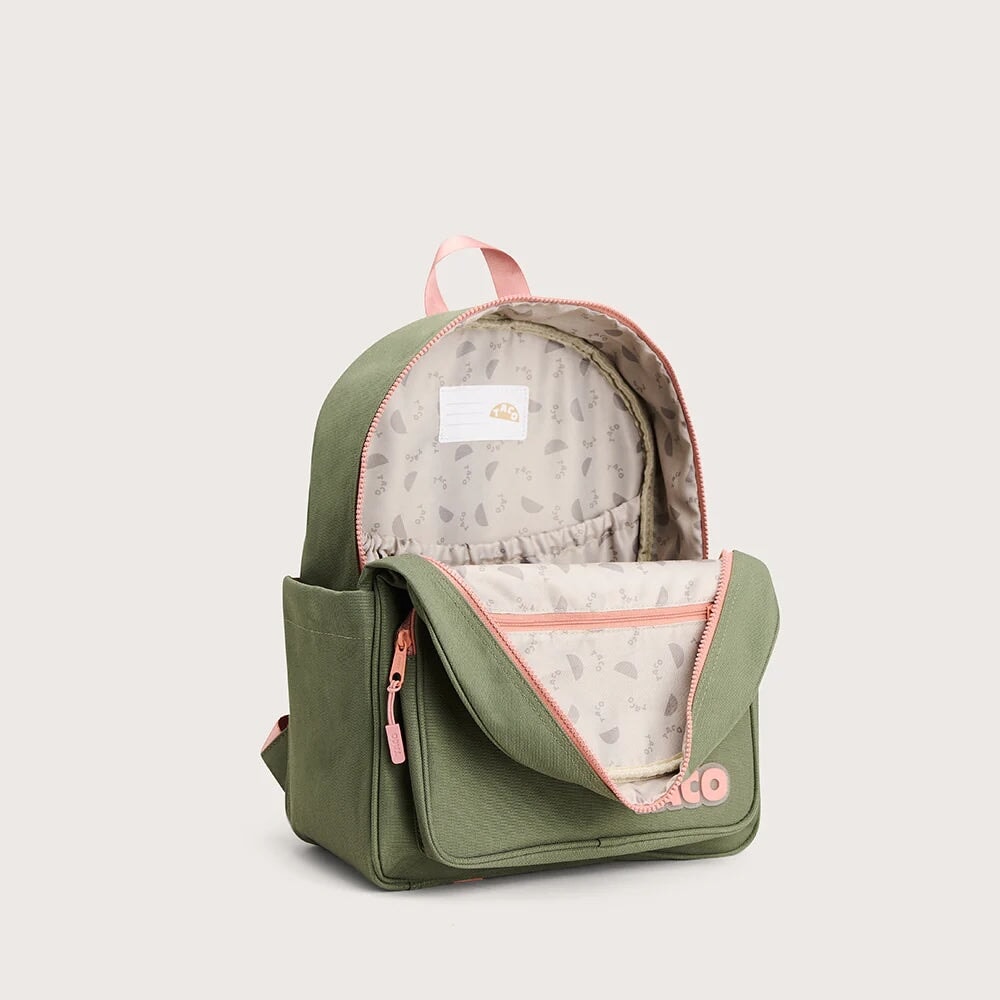 Sac à dos Sydney olive Taco Mlle et Coco
