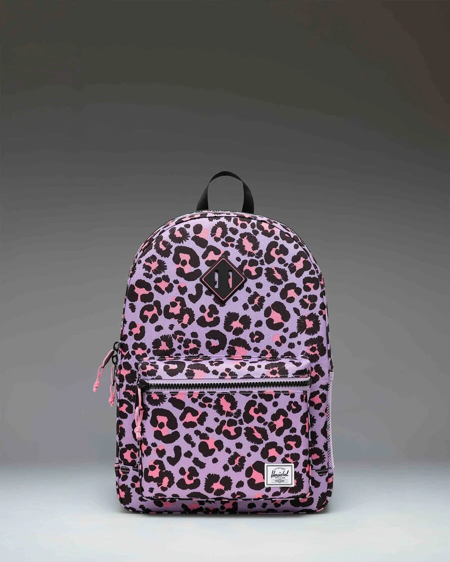 Sac à dos (2 grandeurs)  Léopard gribouillé rose  Herschel Mlle et Coco