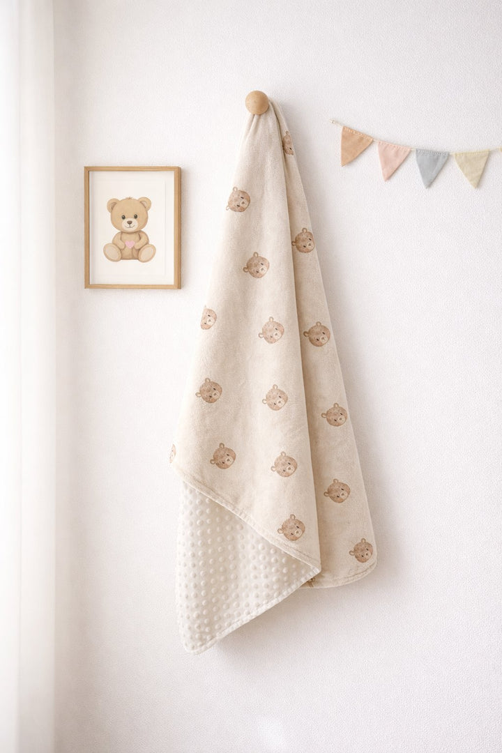 Minky blanket - Bear - Création Jade