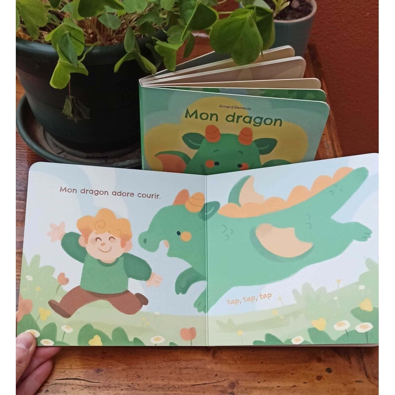 Livre mon dragon La poule qui pond Mlle et Coco