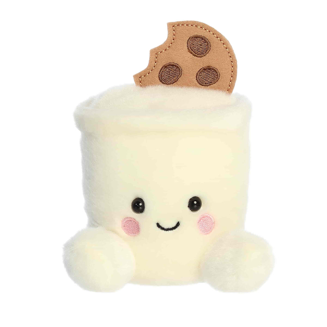 Peluche Duncan verre de lait et biscuit
Palm pals