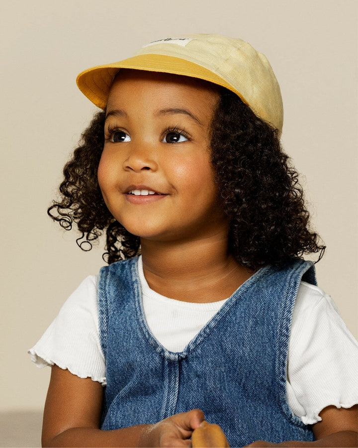 casquette lin enfant Caribou duo jaune Mlle et Coco
