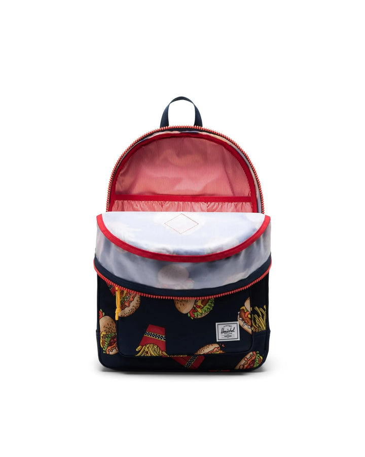 sac école dos burgers Herschel Mlle et Coco 