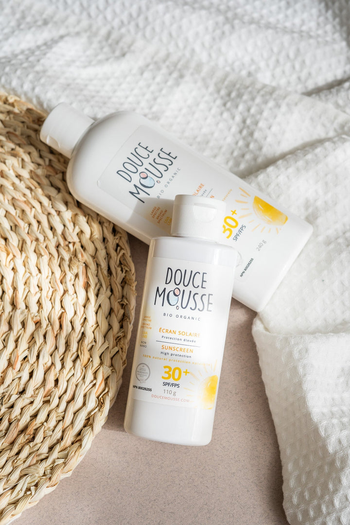écran solaire douce mousse fps30 protection plage vacance enfant