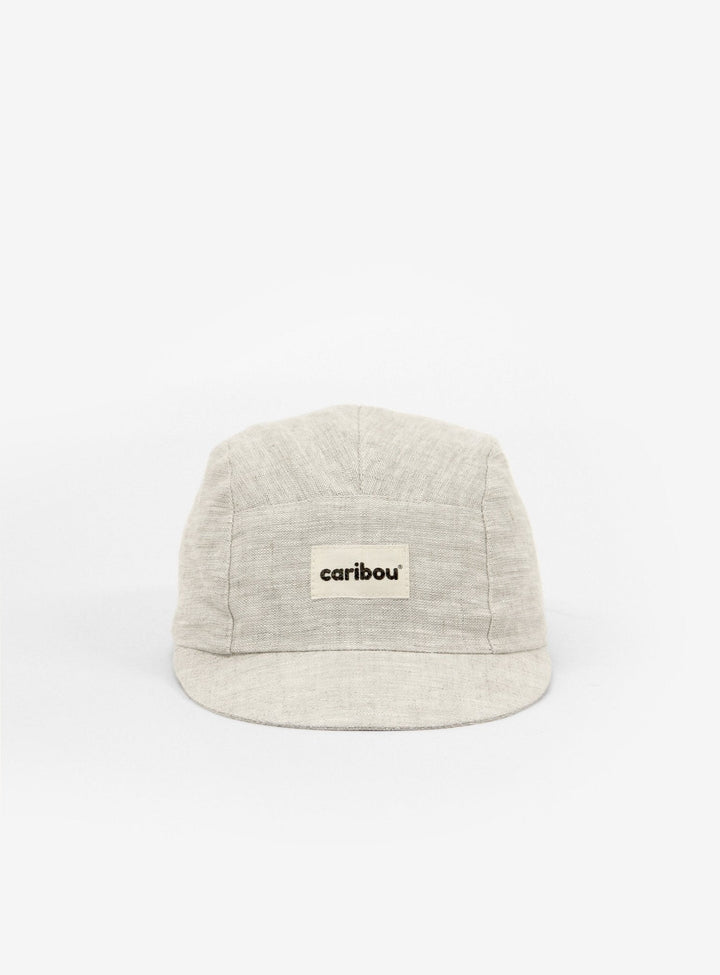 Caribou casquette lin écru beige compagnie québécoise bébé enfant
