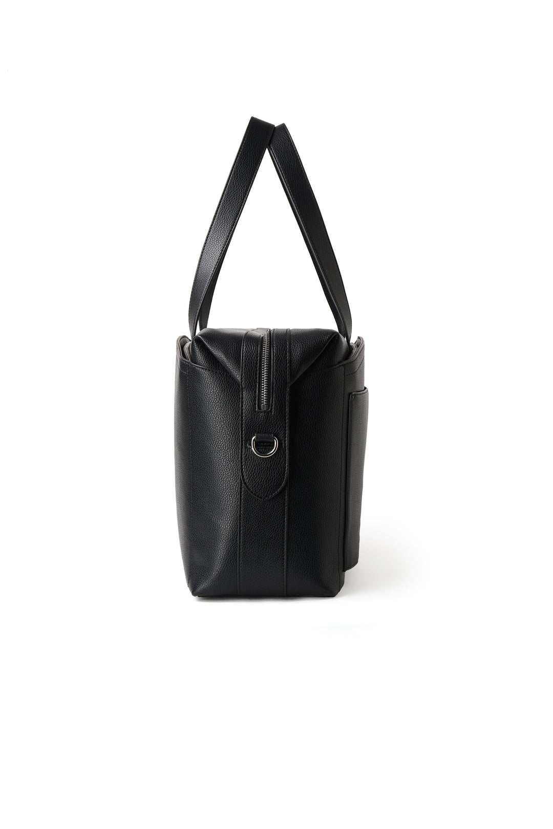 Sac de voyage cuir vegan Edmonton noir Lambert Mlle Coco