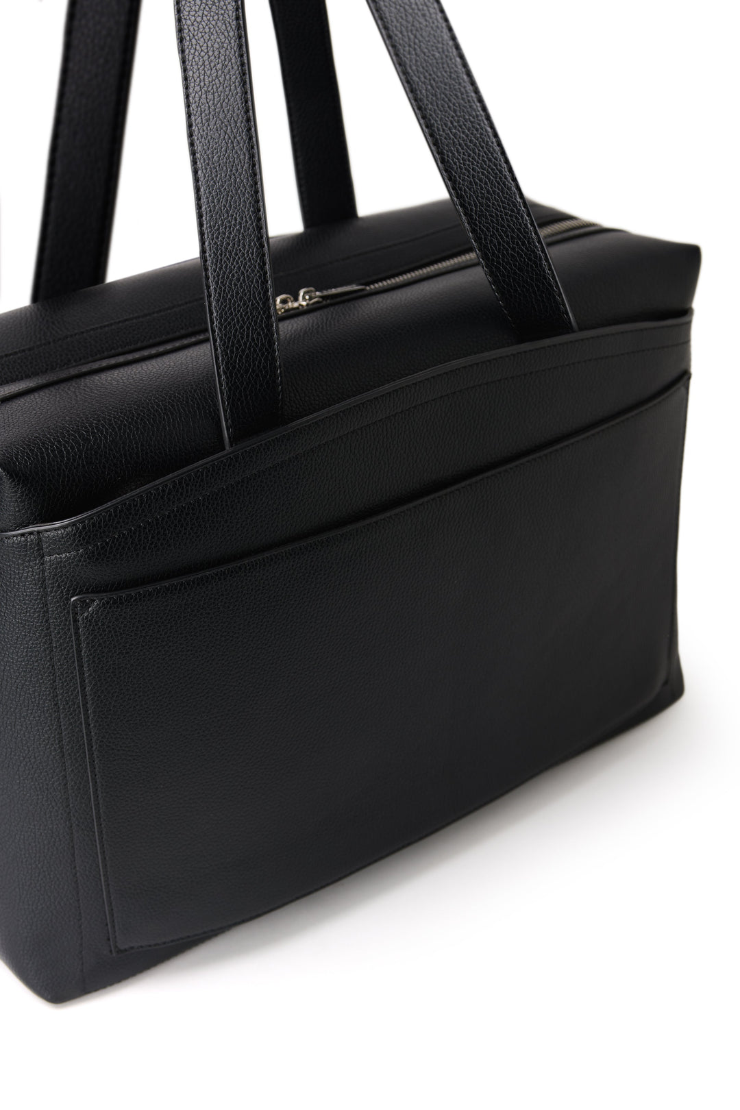 Sac de voyage cuir vegan Edmonton noir Lambert Mlle Coco