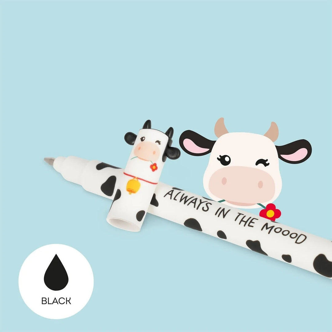 Stylo encre gel effacable paquet de 4 ferme Legami Mlle et Coco