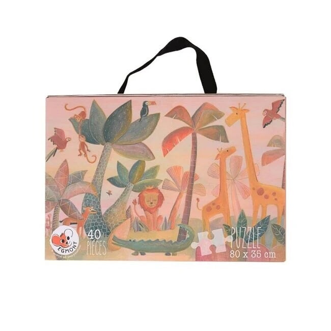 casse-tête animaux jungle Egmont Mlle et Coco