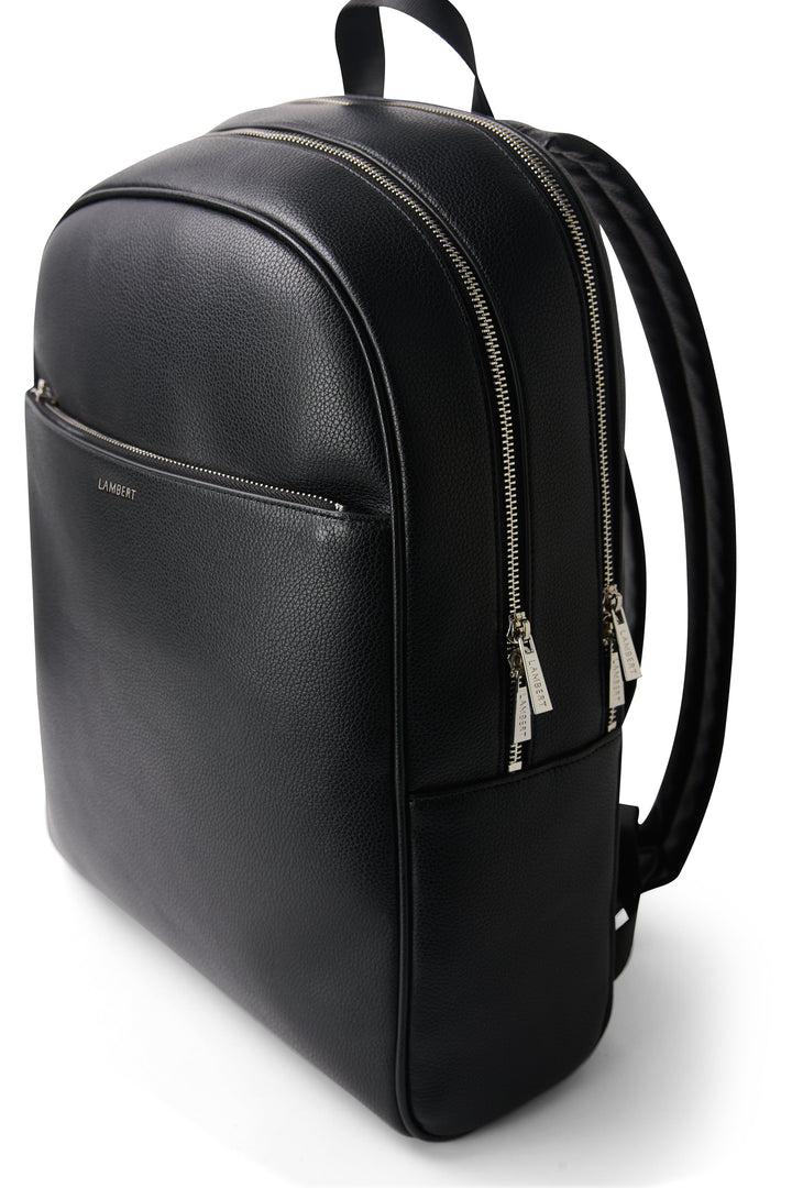 Sac à dos en cuir noir Emerson Lambert Mlle et Coco