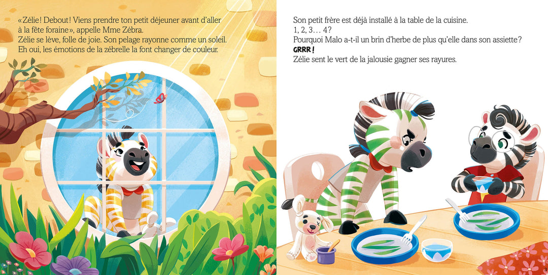 Livre Auzou Zélie et les émotions en Mlle et Coco