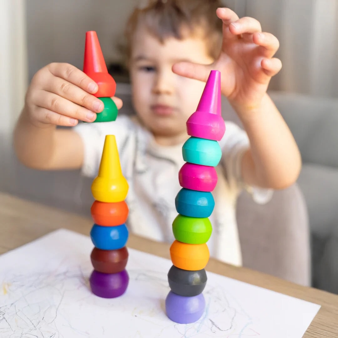 Crayon empilable couleur bonbon Tiger Tribe Mlle et Coco