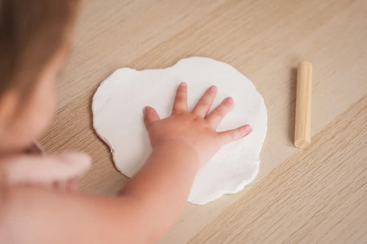 Coffret médaillon empreintes sur bois Petit Artichaut Mlle et Coco
