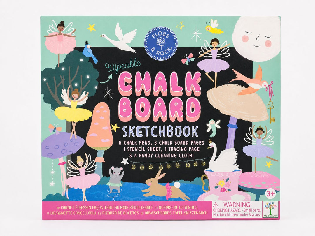 Carnet tableau noir Enchanted Floss and Rock Mlle et Coco
