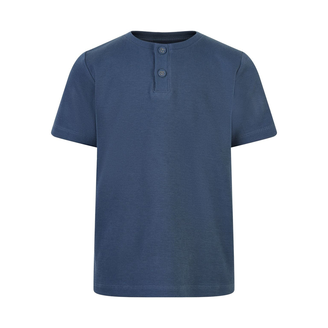en fant chandail tshirt manches courtes bleu vêtement été garçon