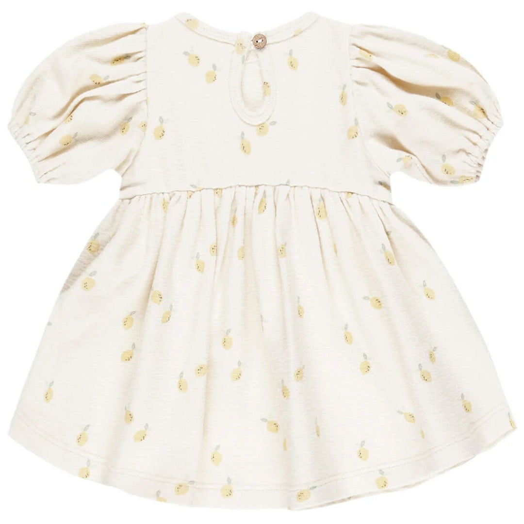 robe culotte assortie citron fond crème Quincy Mae Mlle Coco