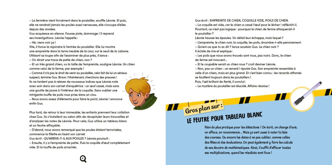 mon coffret enquêtes Auzou Jeu enfant Mlle et Coco