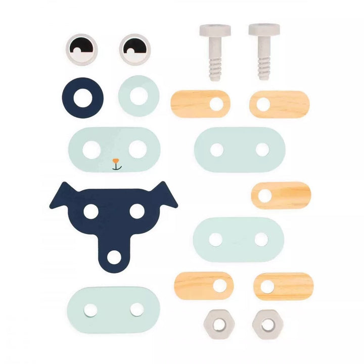 jouet petits animaux à bricoler Janod Mlle et Coco