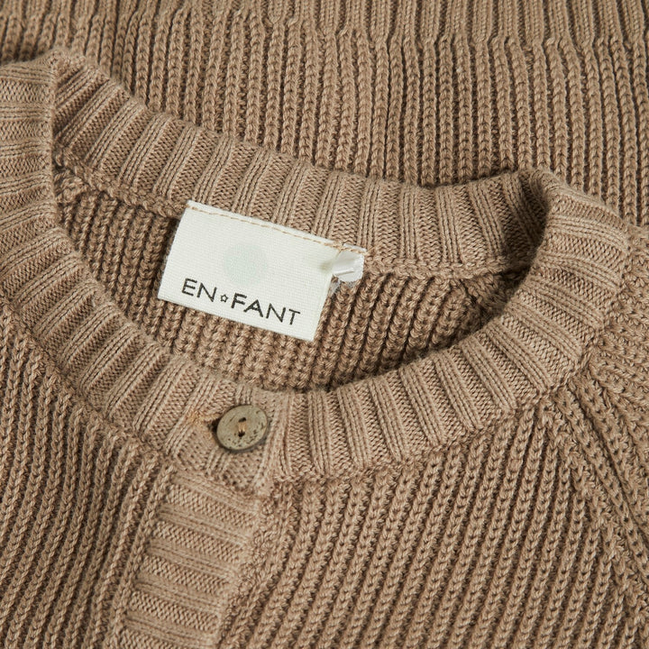 cardigan tricot bouton latte vêtement en-fant bébé