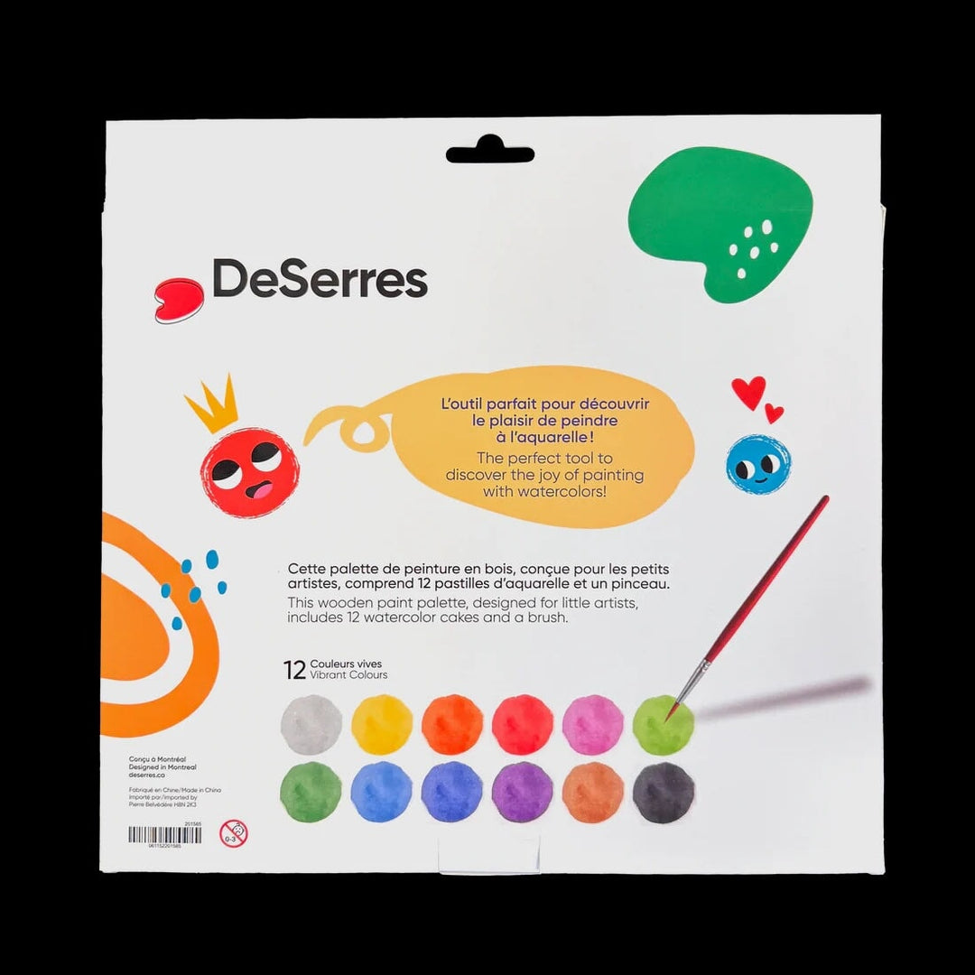 Bricolage Palette de peinture pour enfants DeSerres Mlle et Coco