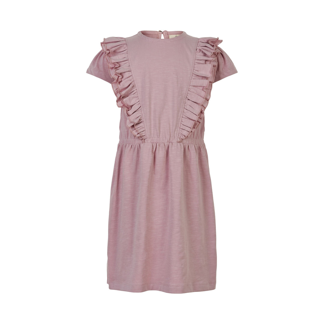 en fant robe mauve fille courte été vêtement