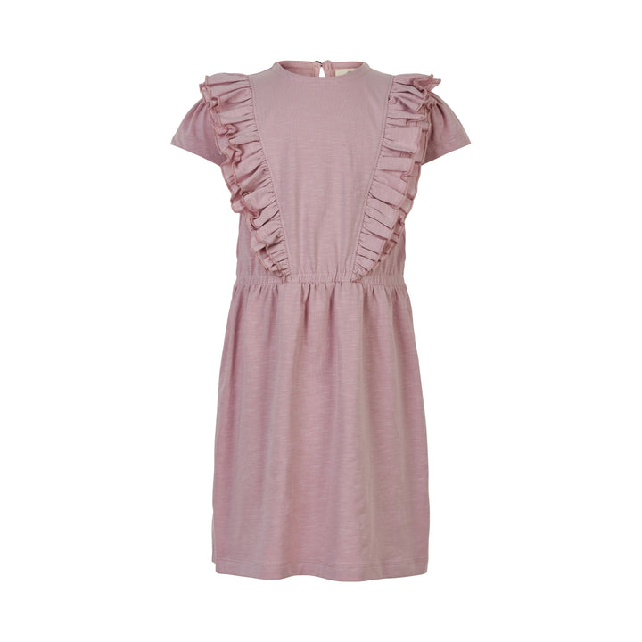 en fant robe mauve fille courte été vêtement